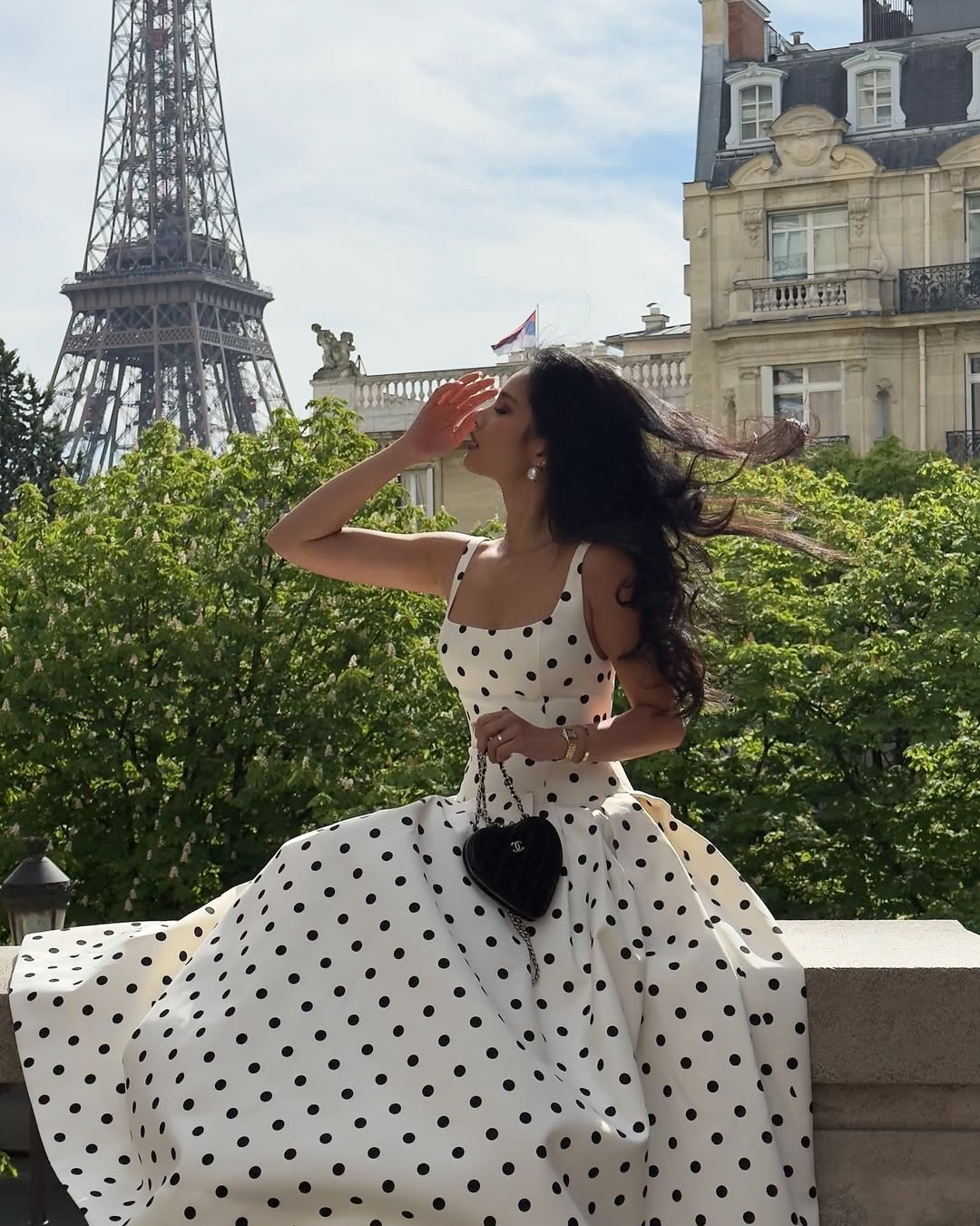 Juliette Polka Dot Maxi Dress