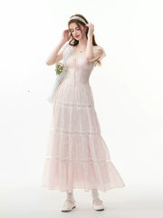 Amy Jane London Evangeline Ruffle Maxi Dress