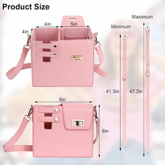 Water Cup Carrier Crossbody/Messager Bag With Adjustable Strap