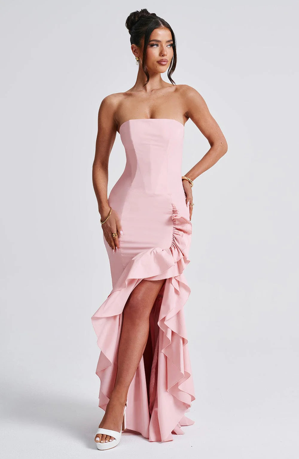 Valentina Ruffle Gown