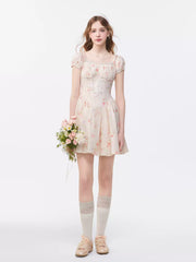 Primrose pink mini dress