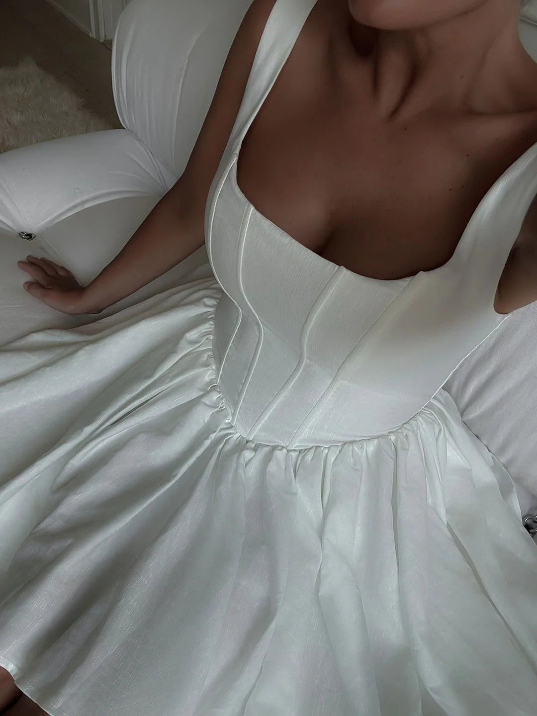 Alina Sculpted Mini Dress