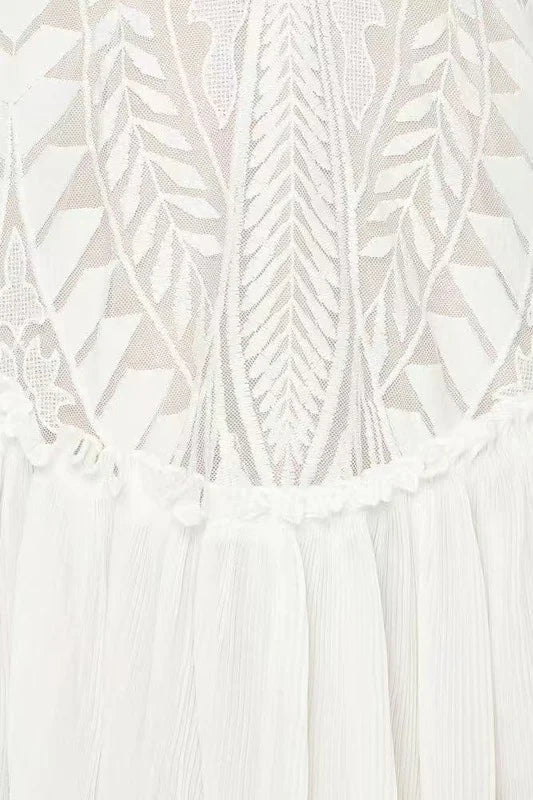 Lilly Off Shoulder Lace Mini Dress