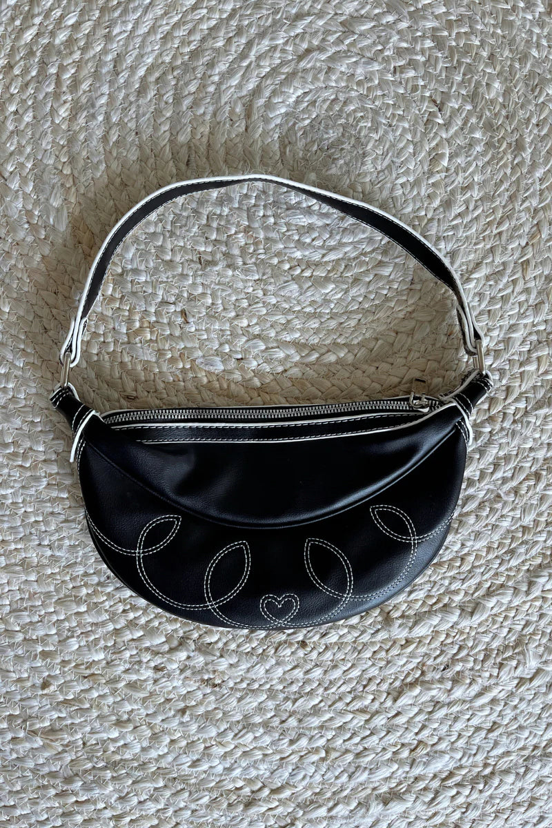 Belle Western Embroidered Shoulder Bag