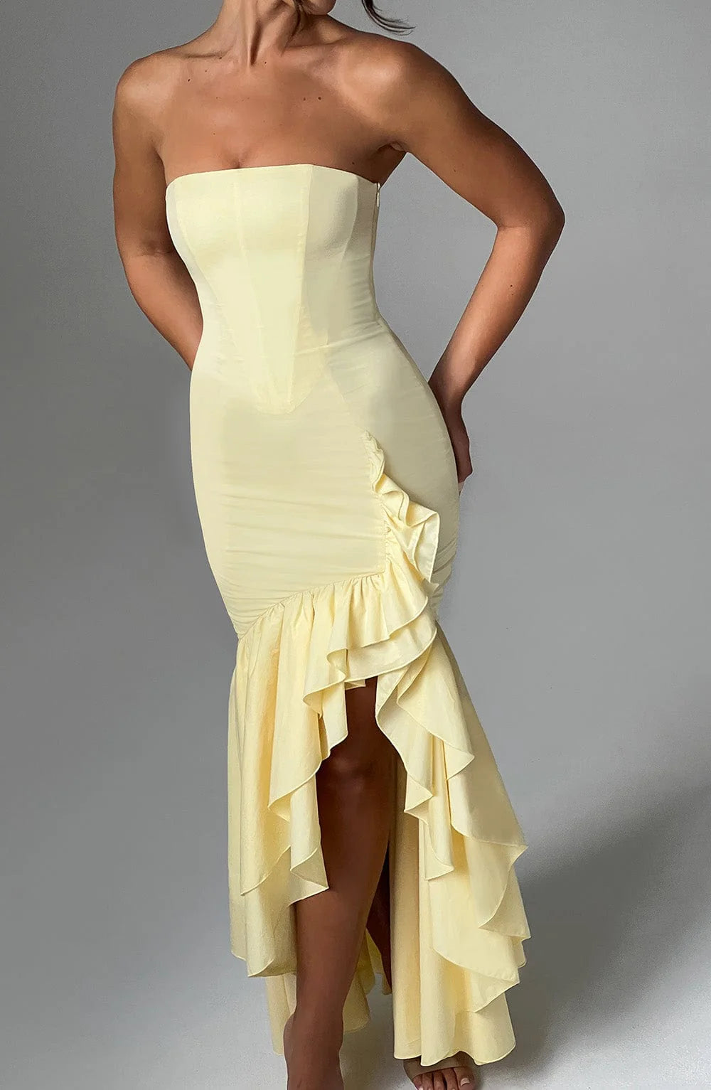 Valentina Ruffle Gown