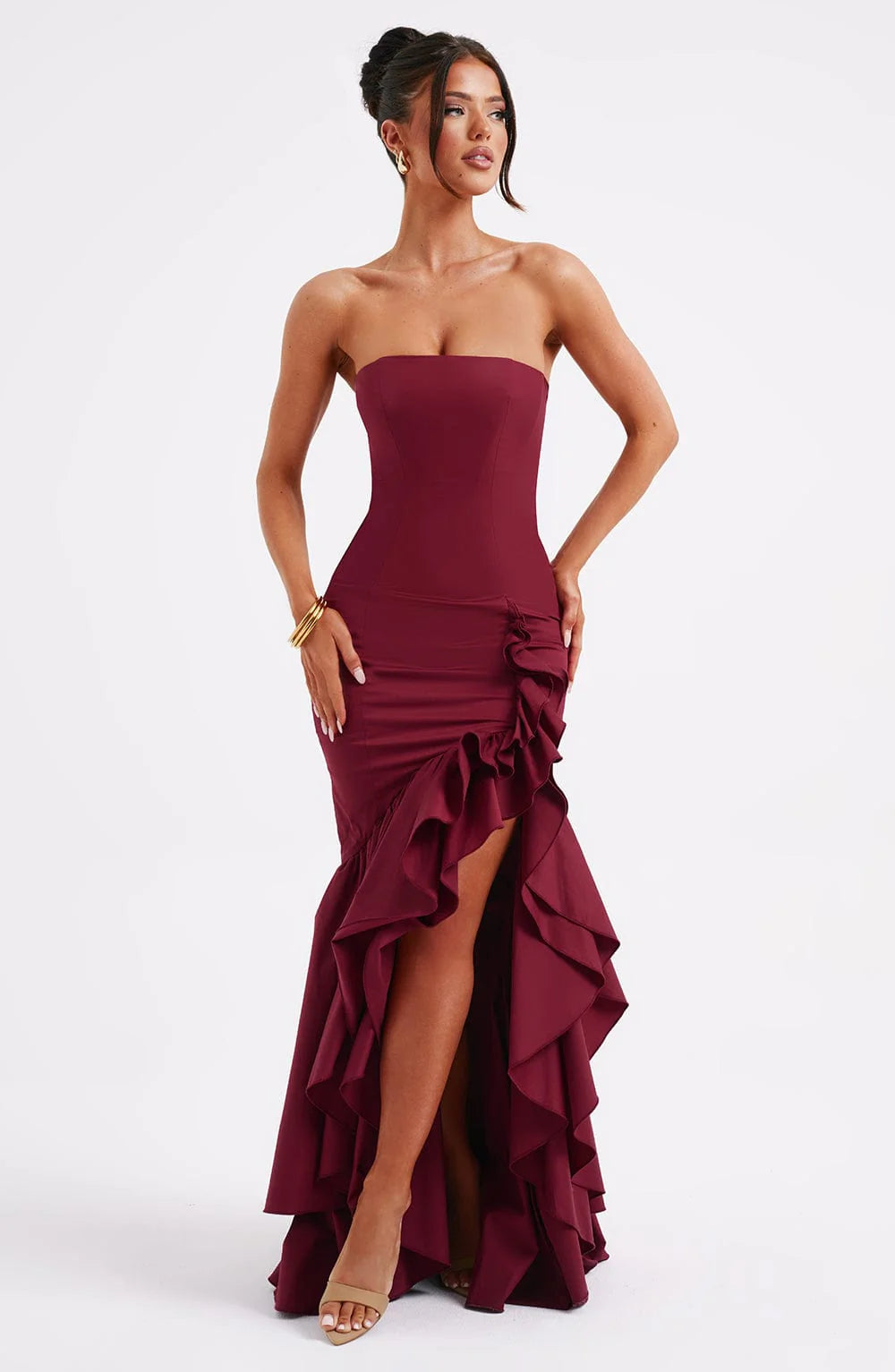Valentina Ruffle Gown