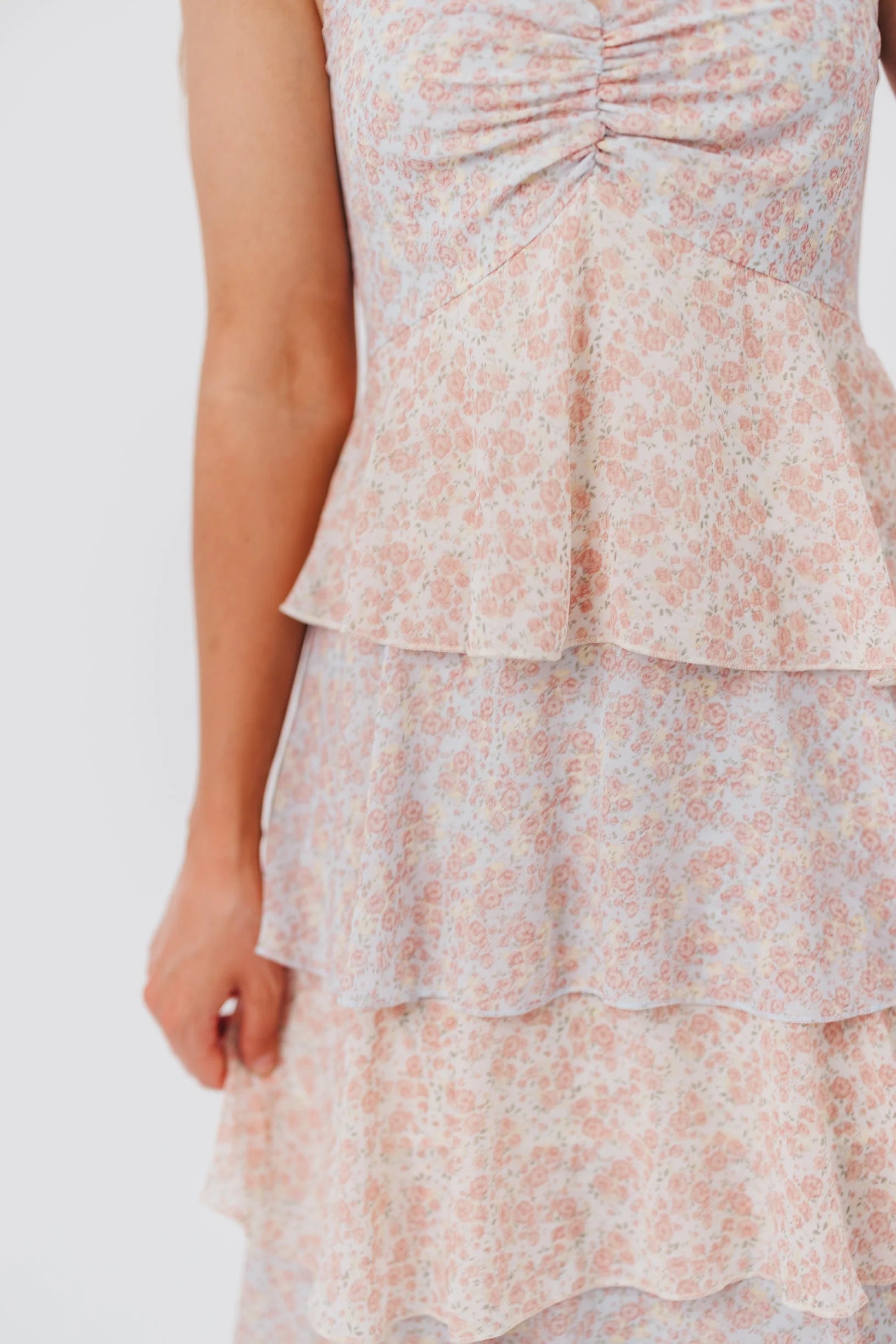 Flora Tiered Floral Maxi Dress