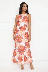 Peach Fever Maxi Dress Orange