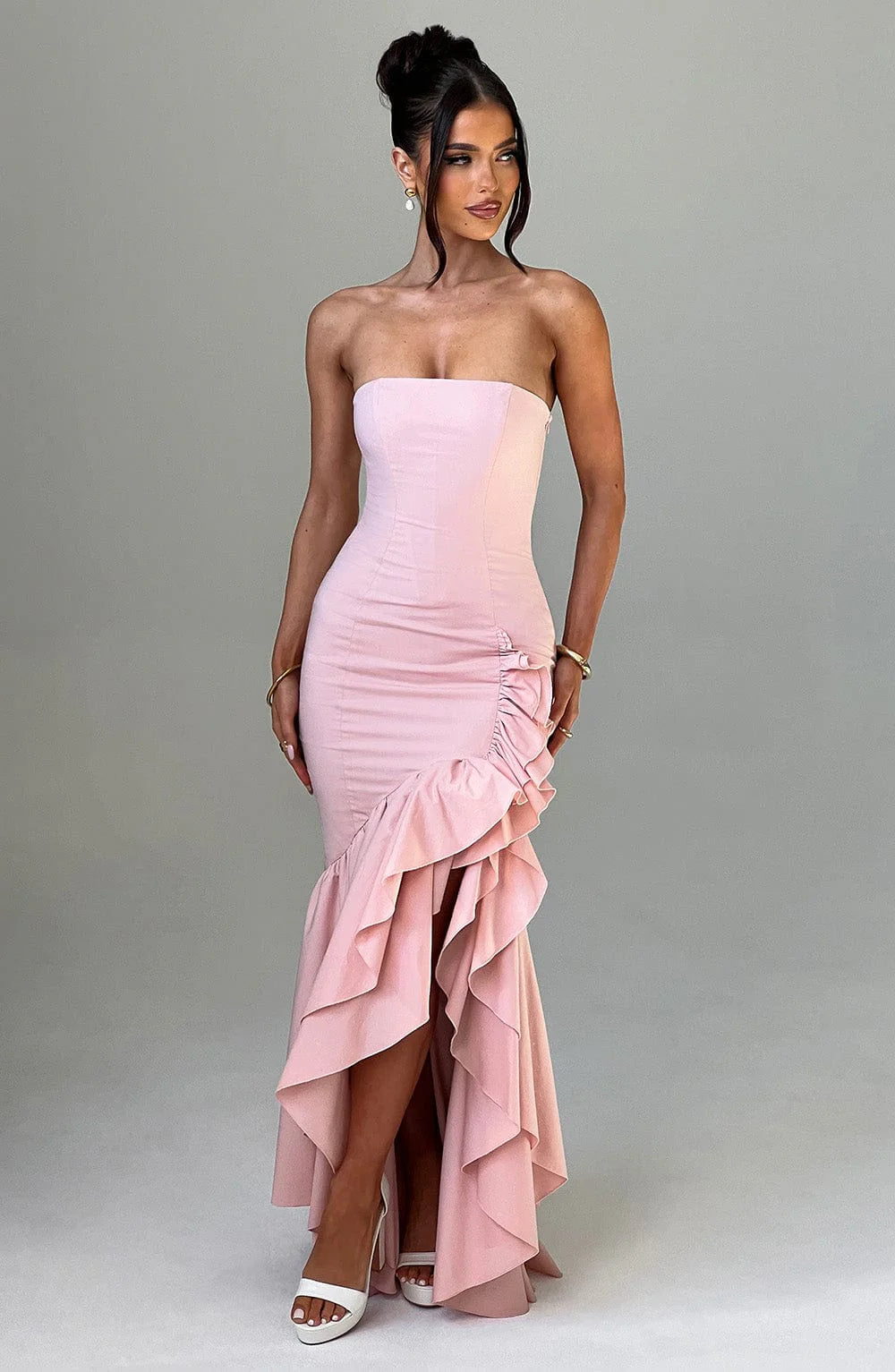 Valentina Ruffle Gown