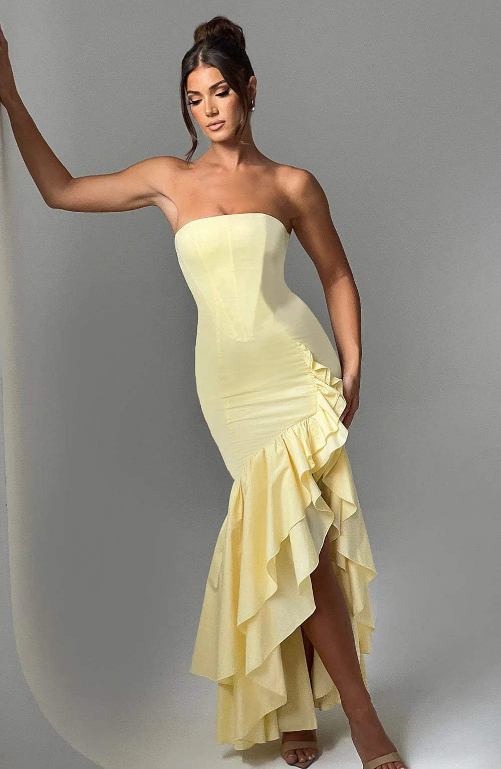 Valentina Ruffle Gown