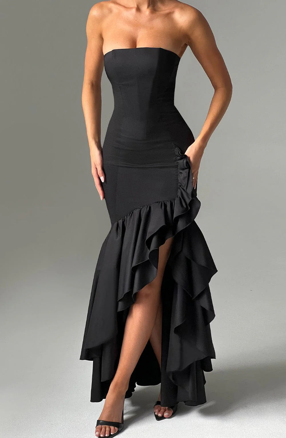Valentina Ruffle Gown