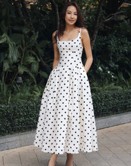 Juliette Polka Dot Maxi Dress