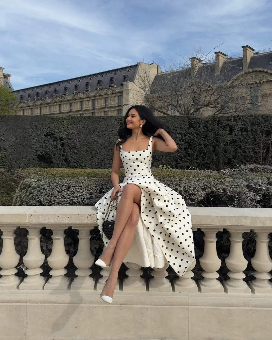 Juliette Polka Dot Maxi Dress