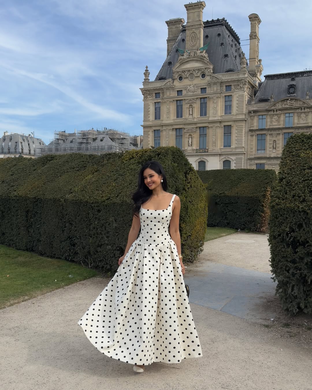 Juliette Polka Dot Maxi Dress