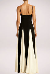 Noir Elegance Maxi Dress