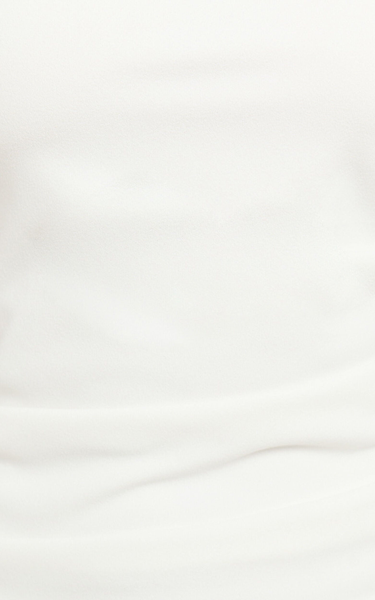 Vilma One-Shoulder Crepe Mini Dress – Sleek White Bodycon for After-Dark Glam