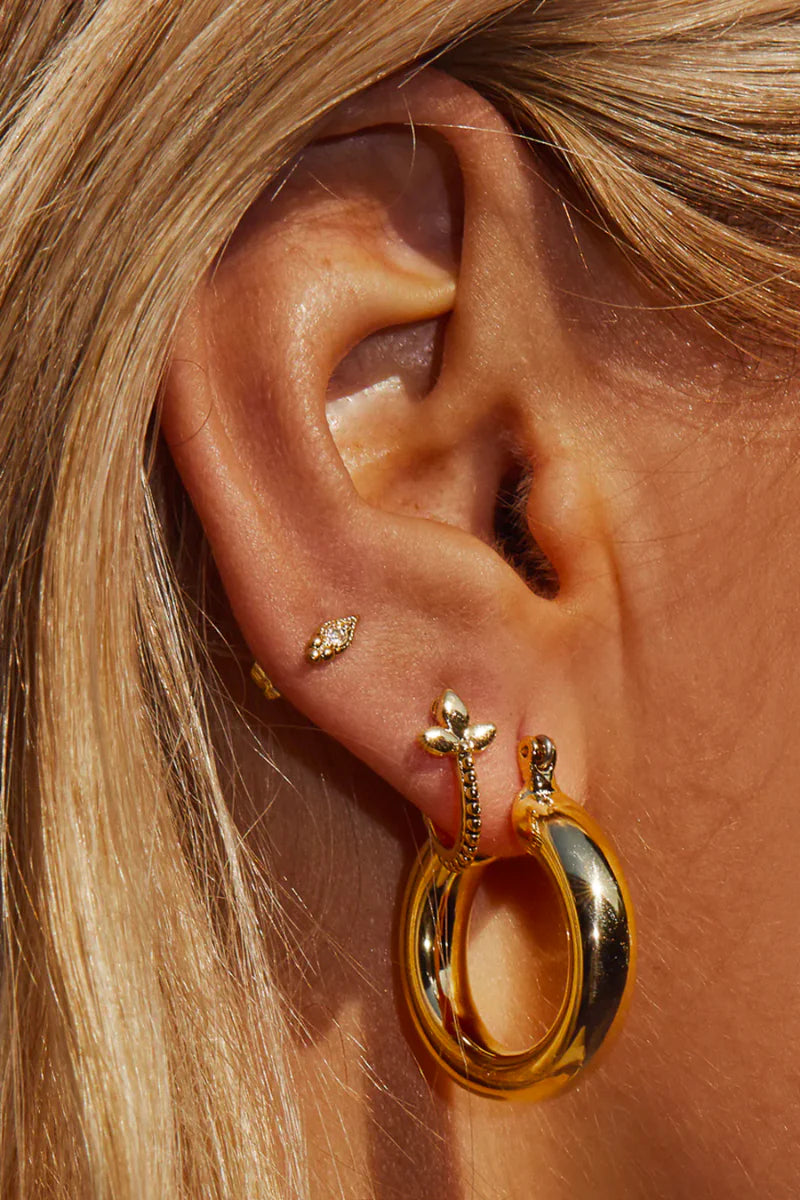 LUV AJ Baby Amalfi Tube Hoops