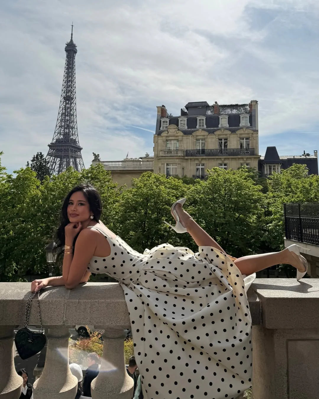 Juliette Polka Dot Maxi Dress