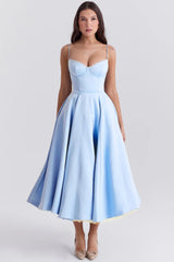 Isabelle Full Skirt Midi Dress