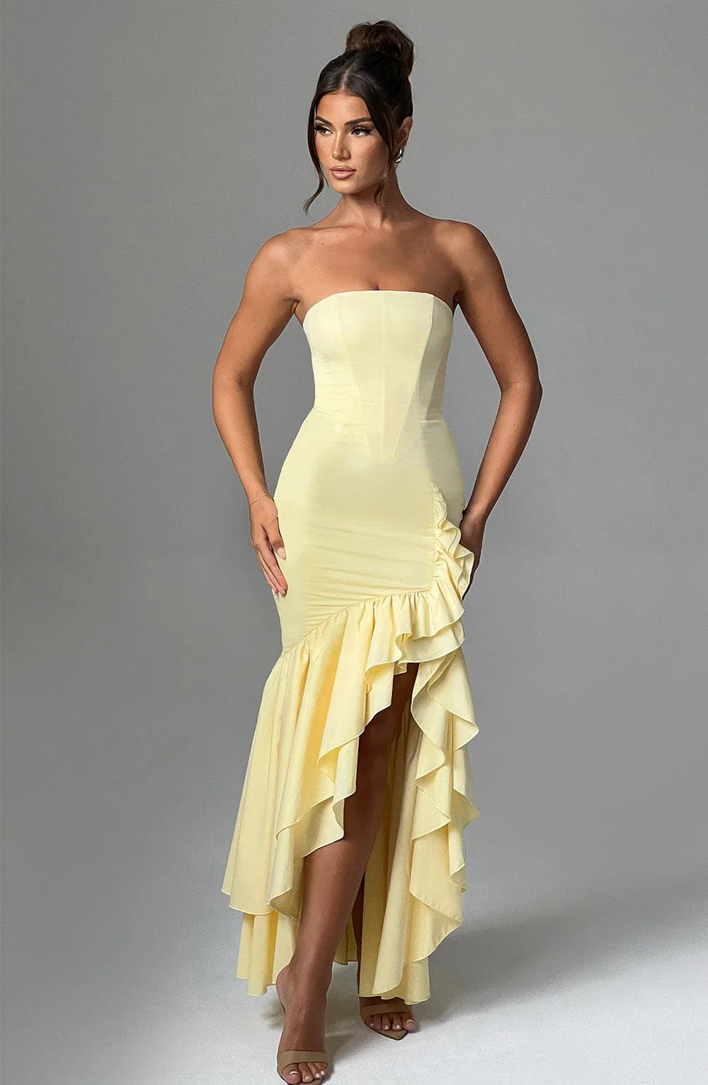 Valentina Ruffle Gown