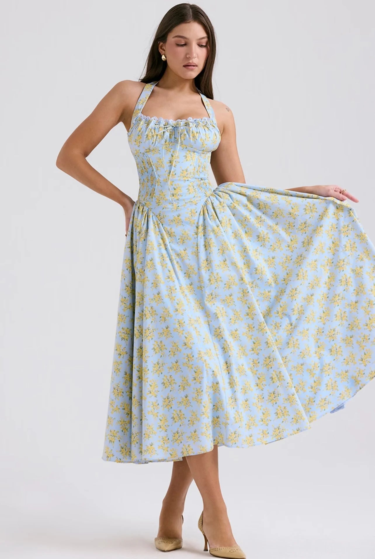 Isolde Floral Midi Dress