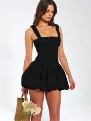 Jasmine Bubble Skirt Mini Dress
