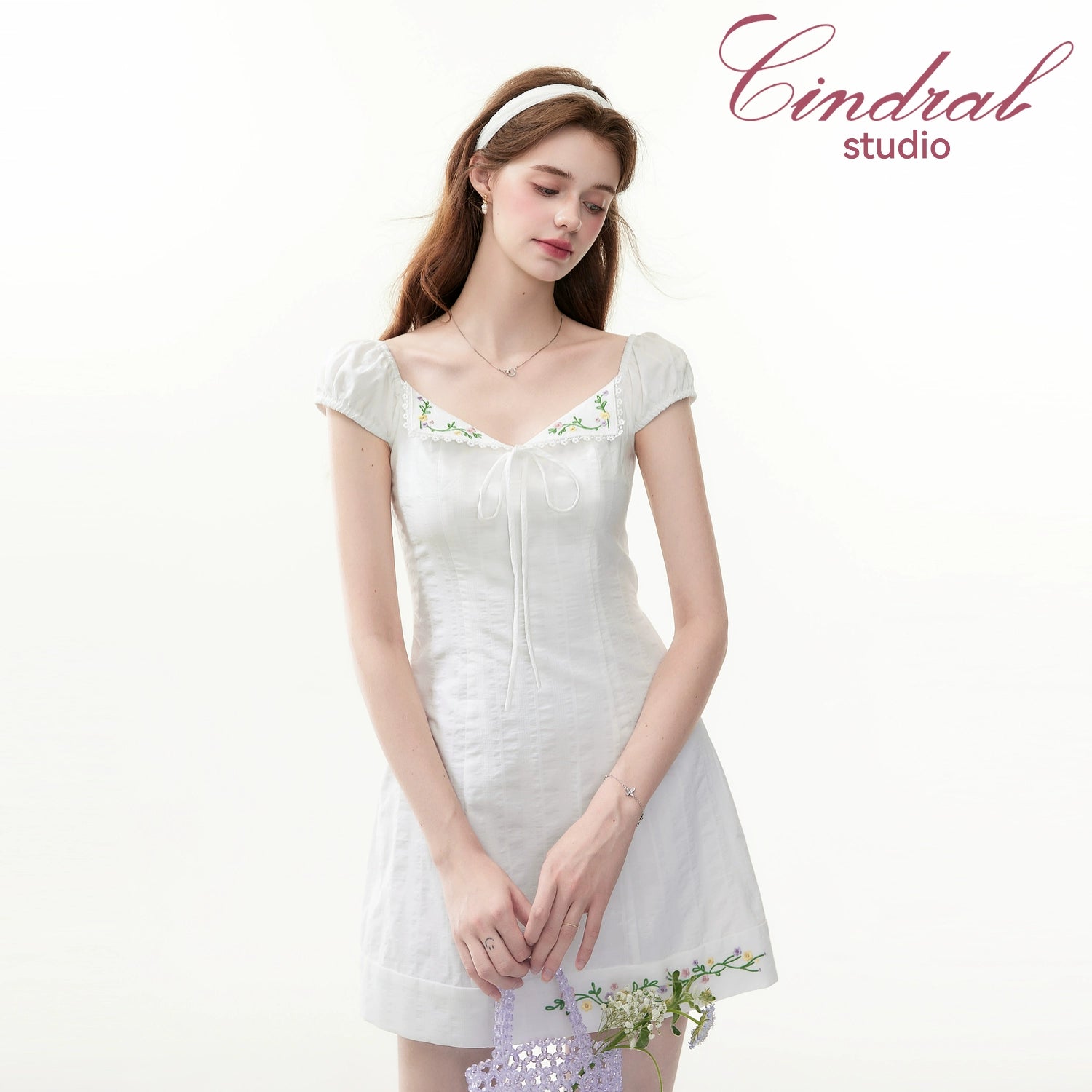 So Fab Ruffled And Smocked Mini Dress