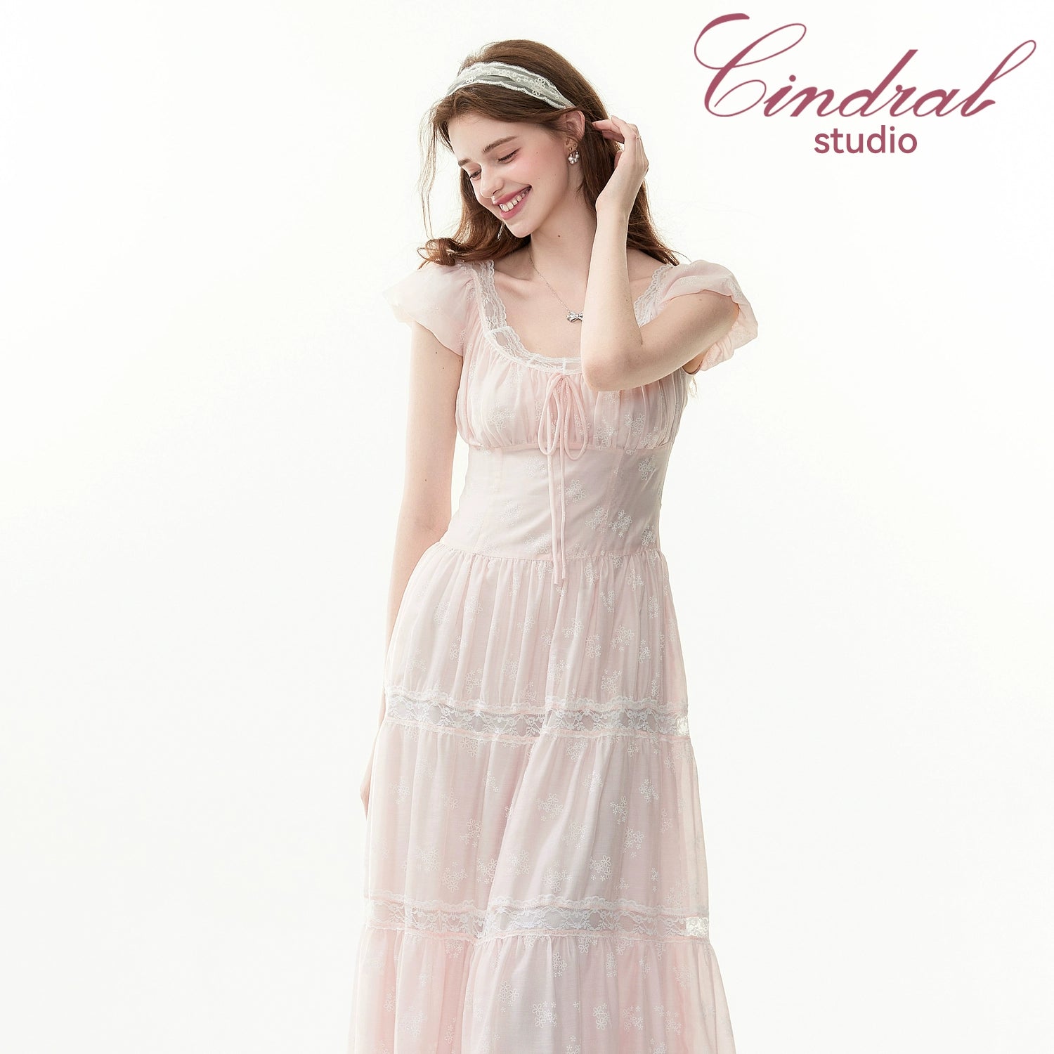Amy Jane London Evangeline Ruffle Maxi Dress
