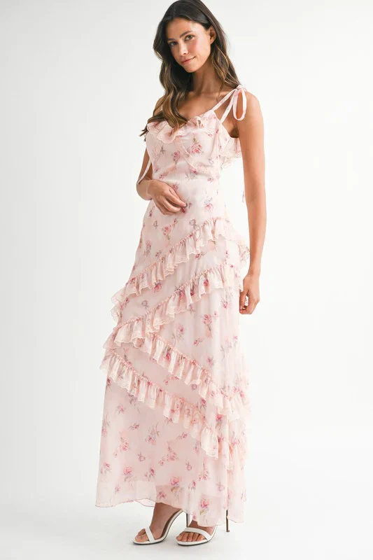 Garden of Reverie Ruffle Gown