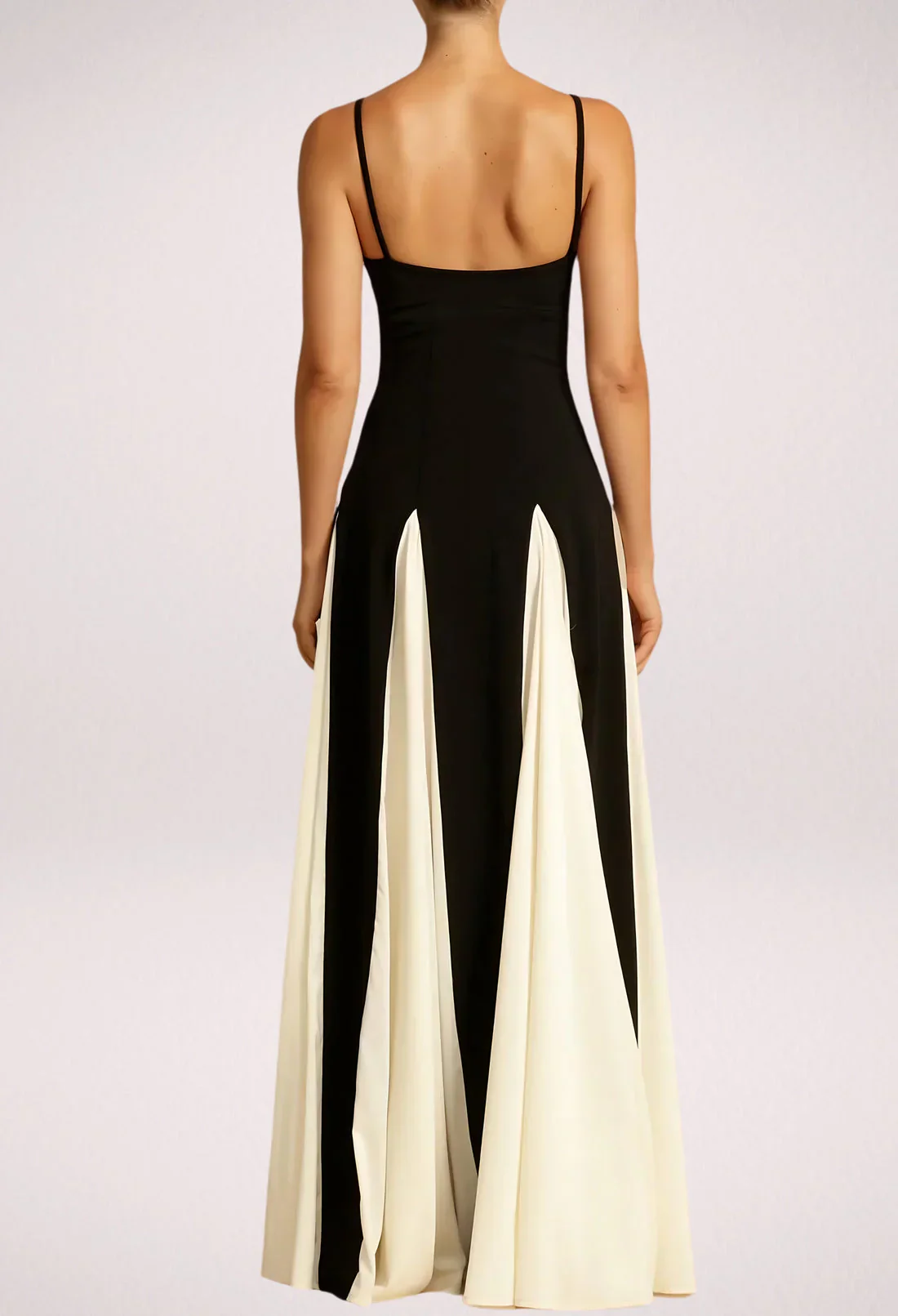 Noir Elegance Maxi Dress