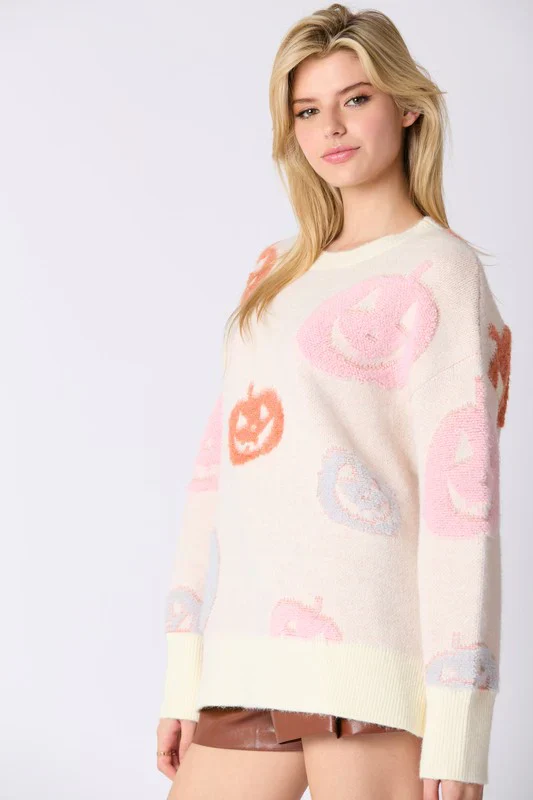 Autumn Charm Pumpkin Sweater