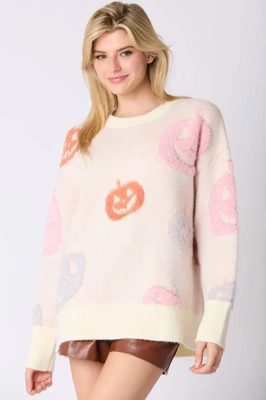 Autumn Charm Pumpkin Sweater