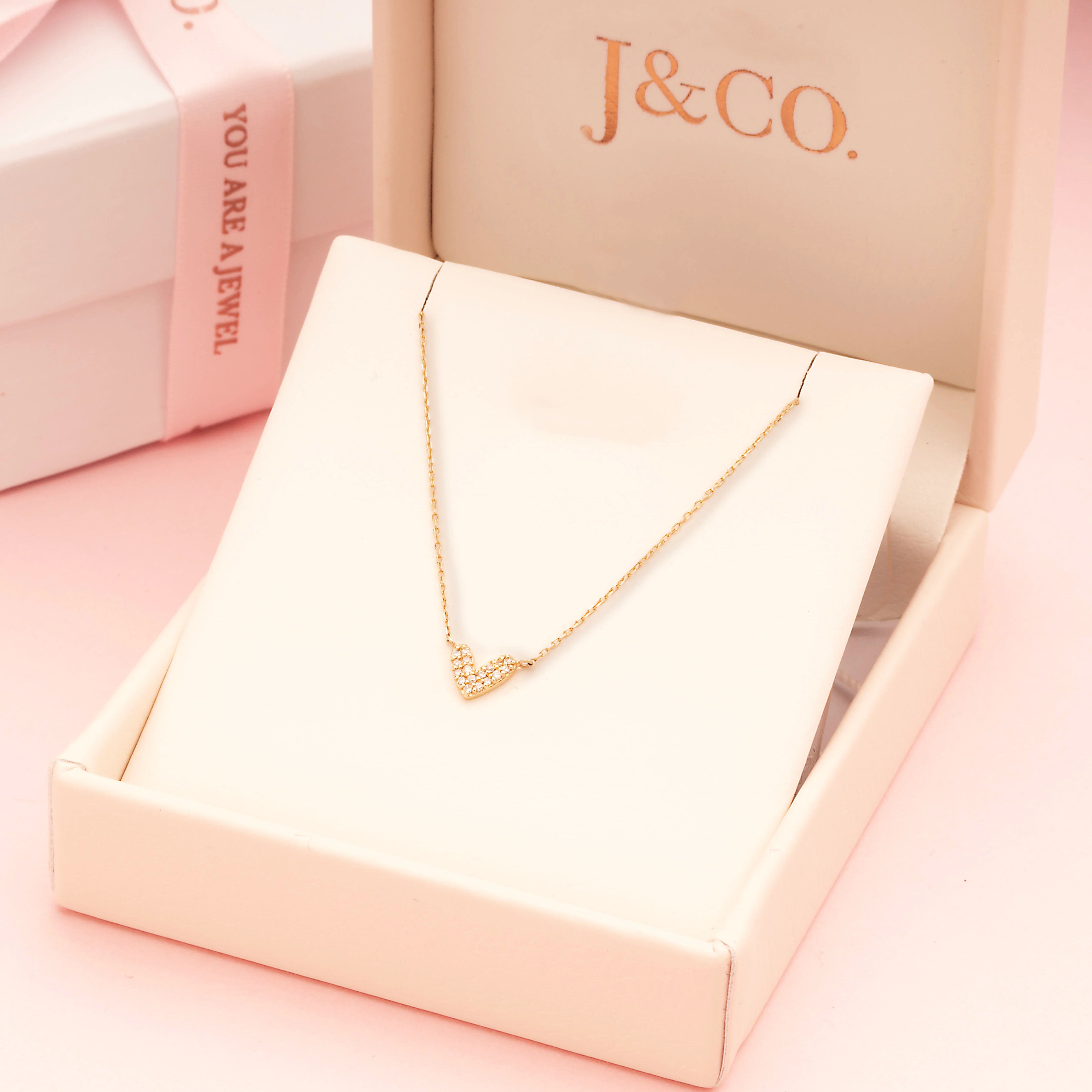 14K Solid Gold AdmireMe Diamond Necklace