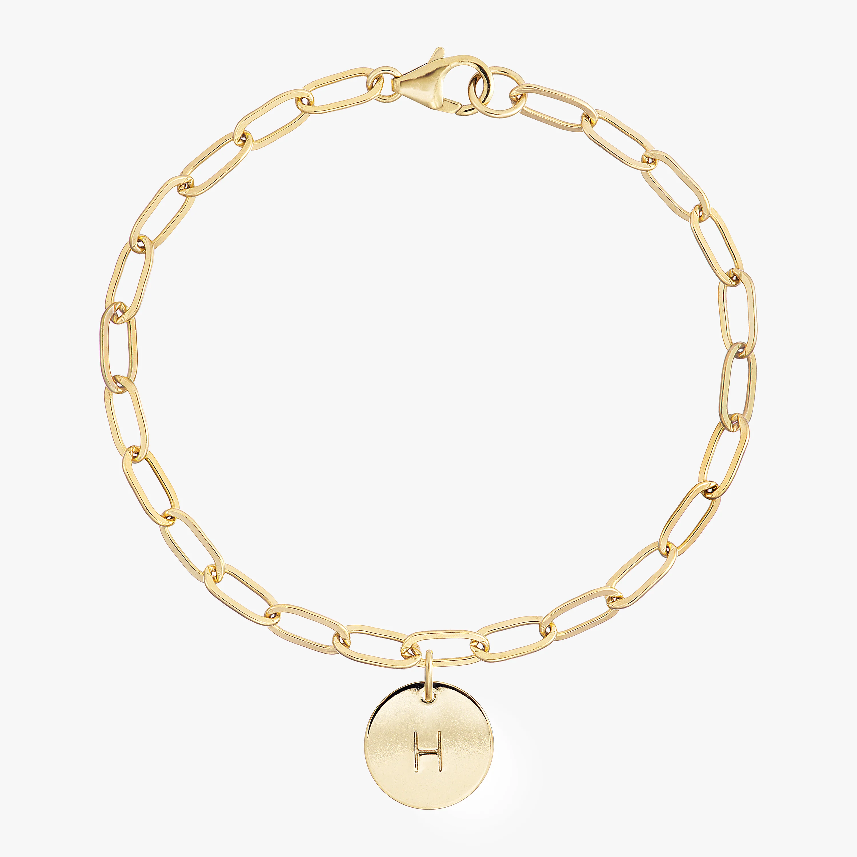 Personalized Isabel Initial Charm Bracelet