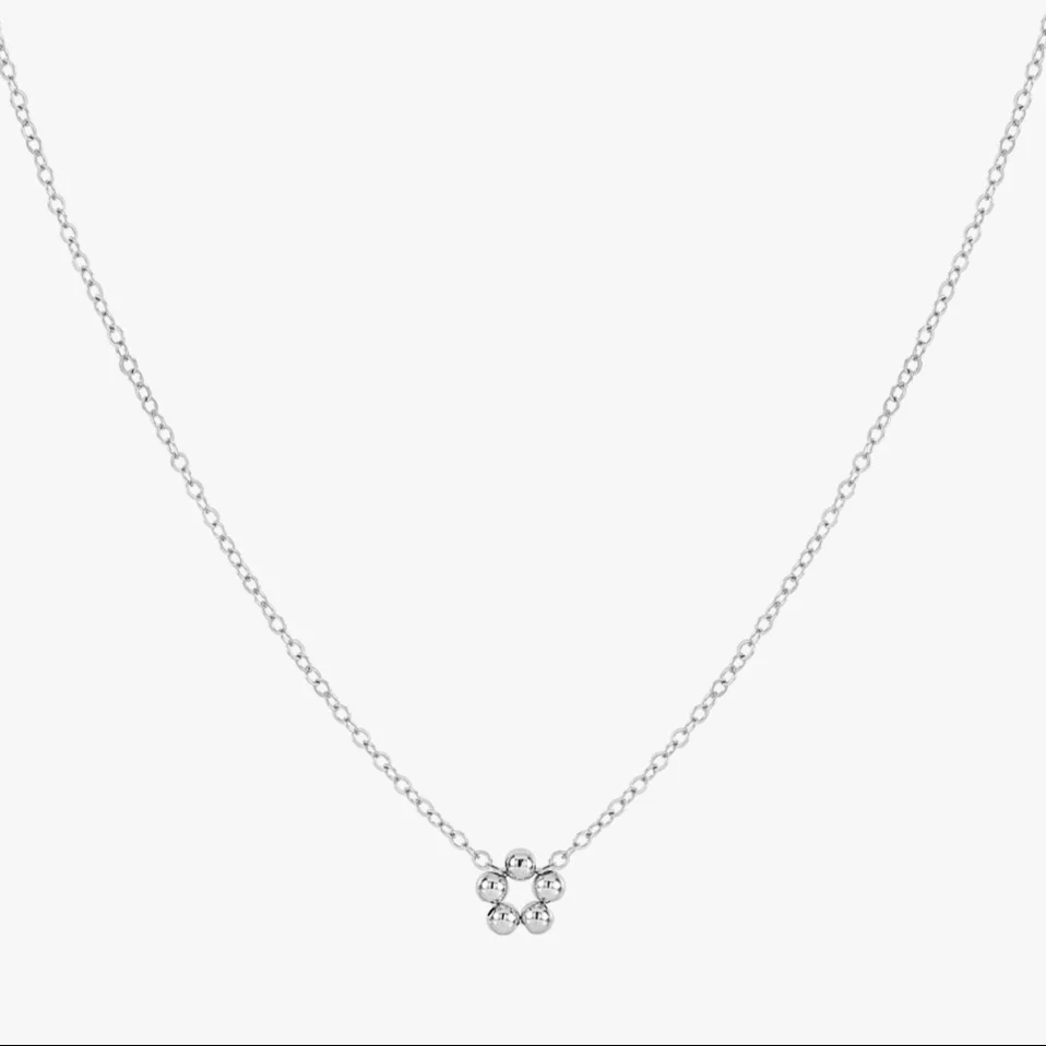 Floral Petal Beaded Necklace