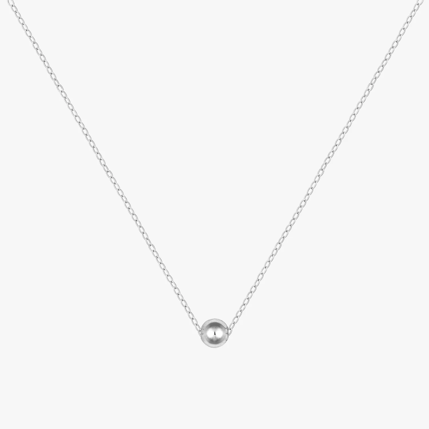 Minimalist Ball Necklace