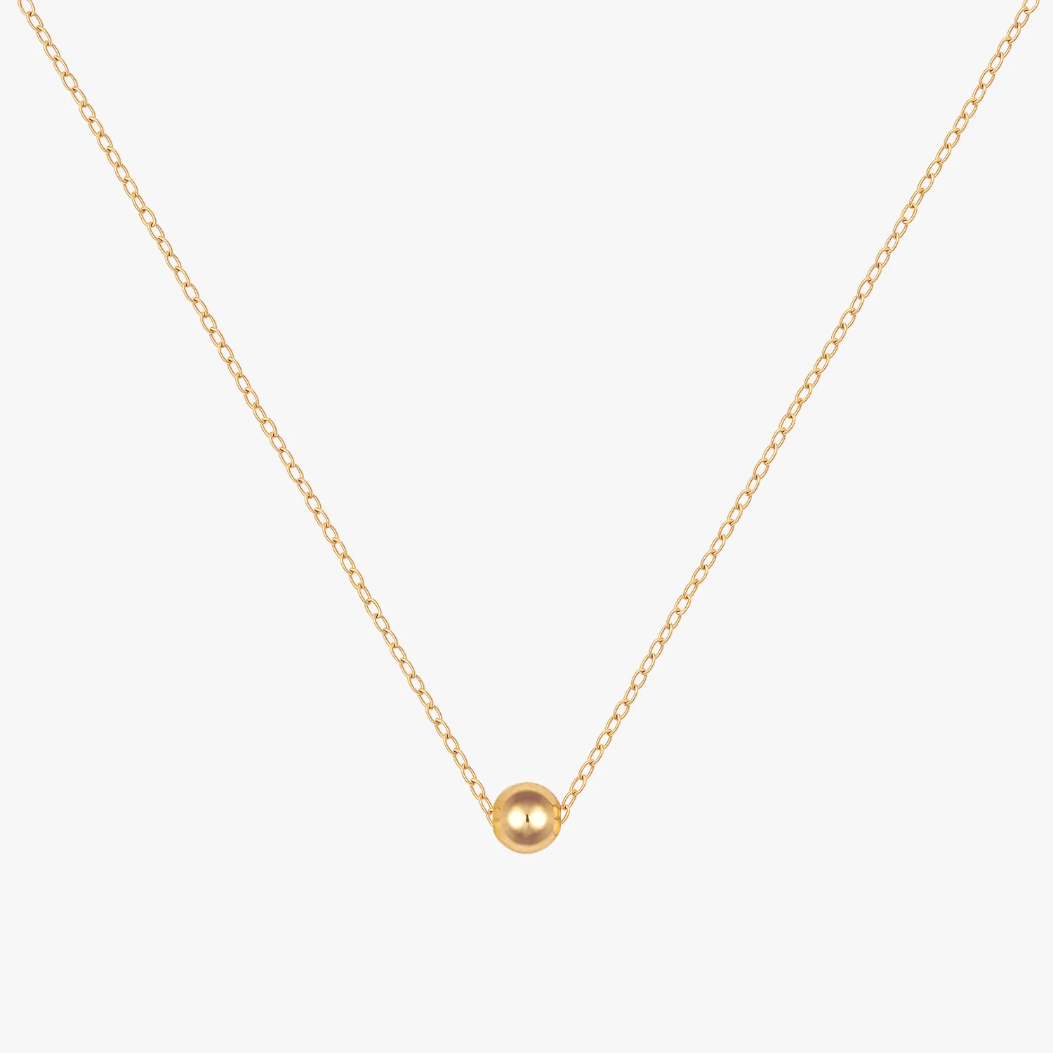 Minimalist Ball Necklace