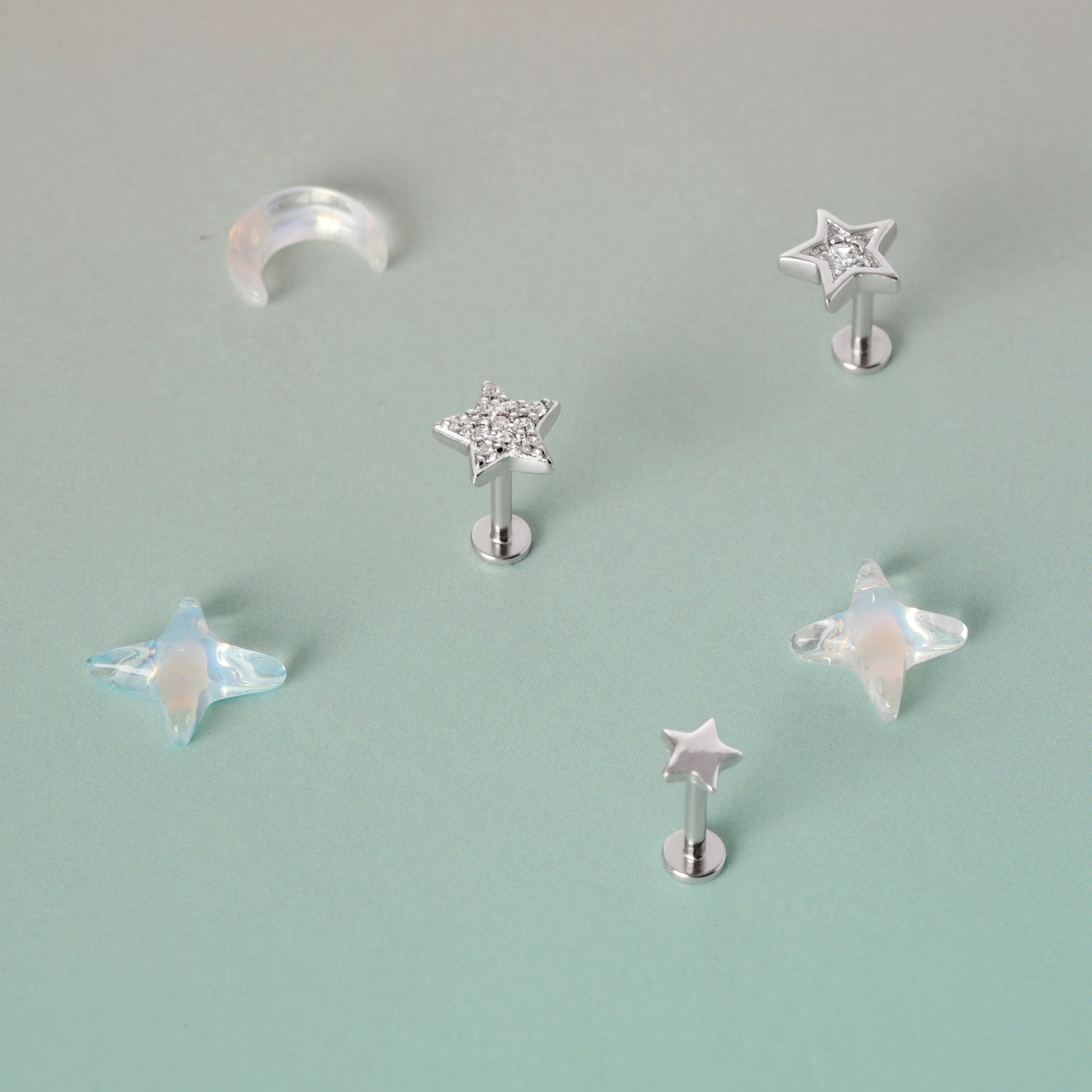 Little Bling Star Flatback Earring