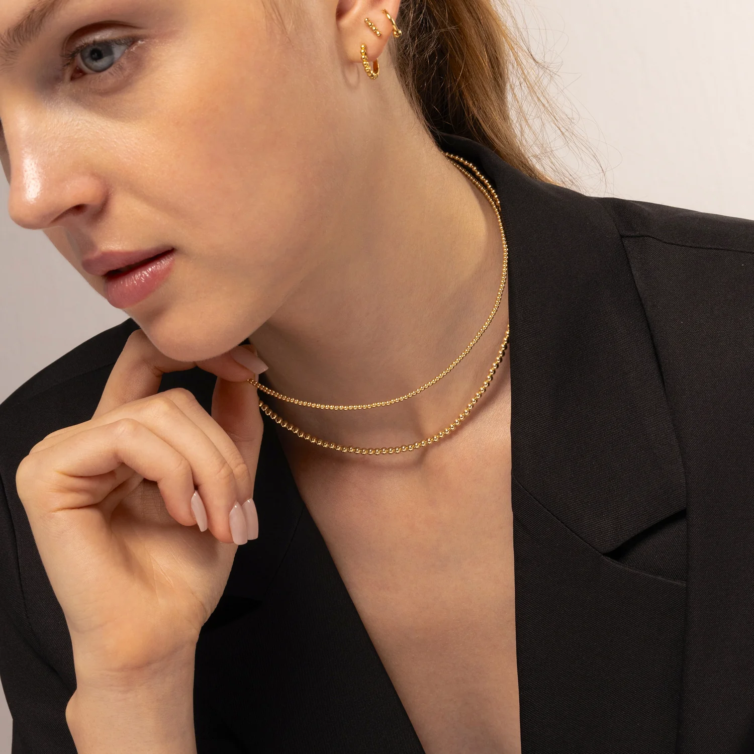 Tiny Timeless Beaded Necklace