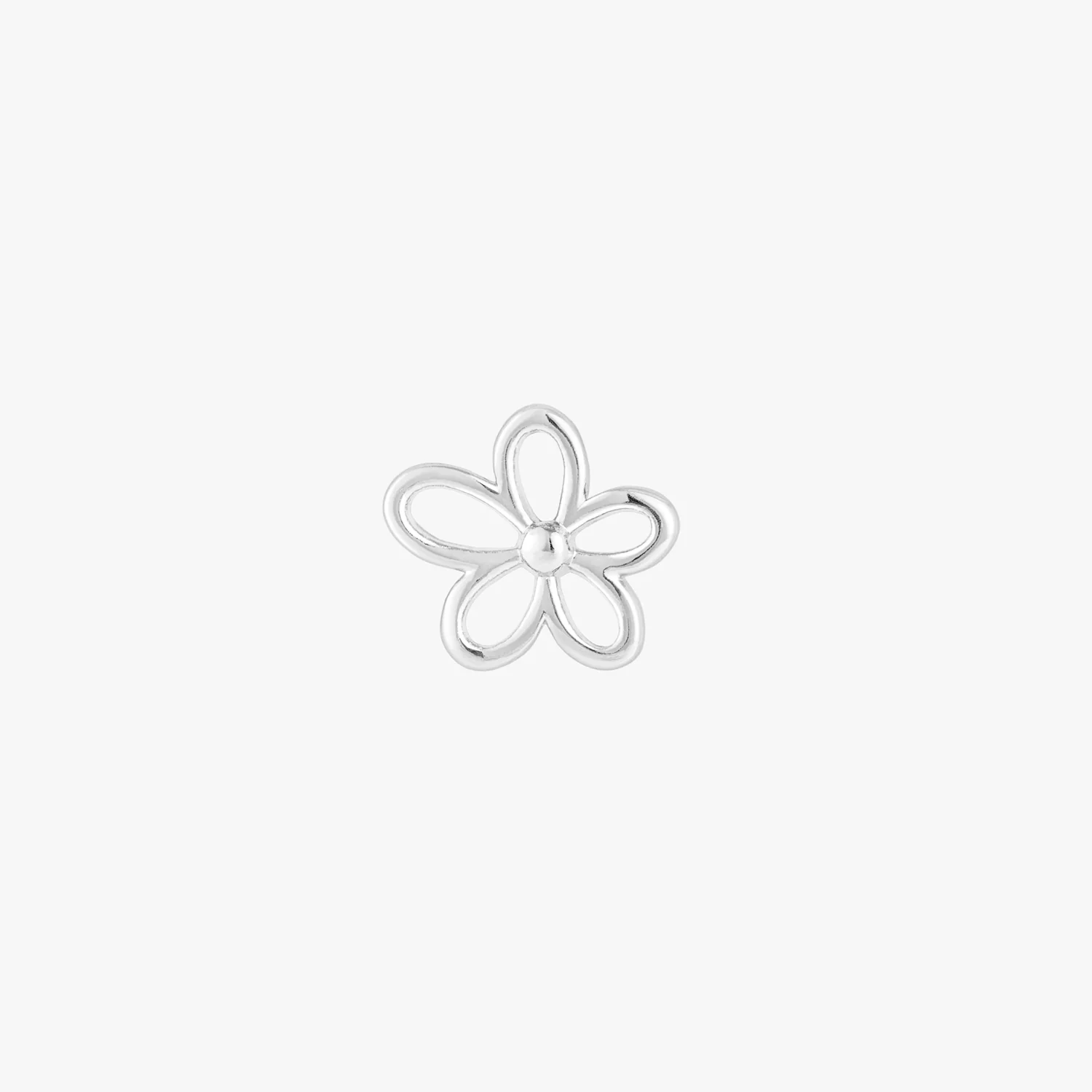 Blooming Flower Flatback Earring