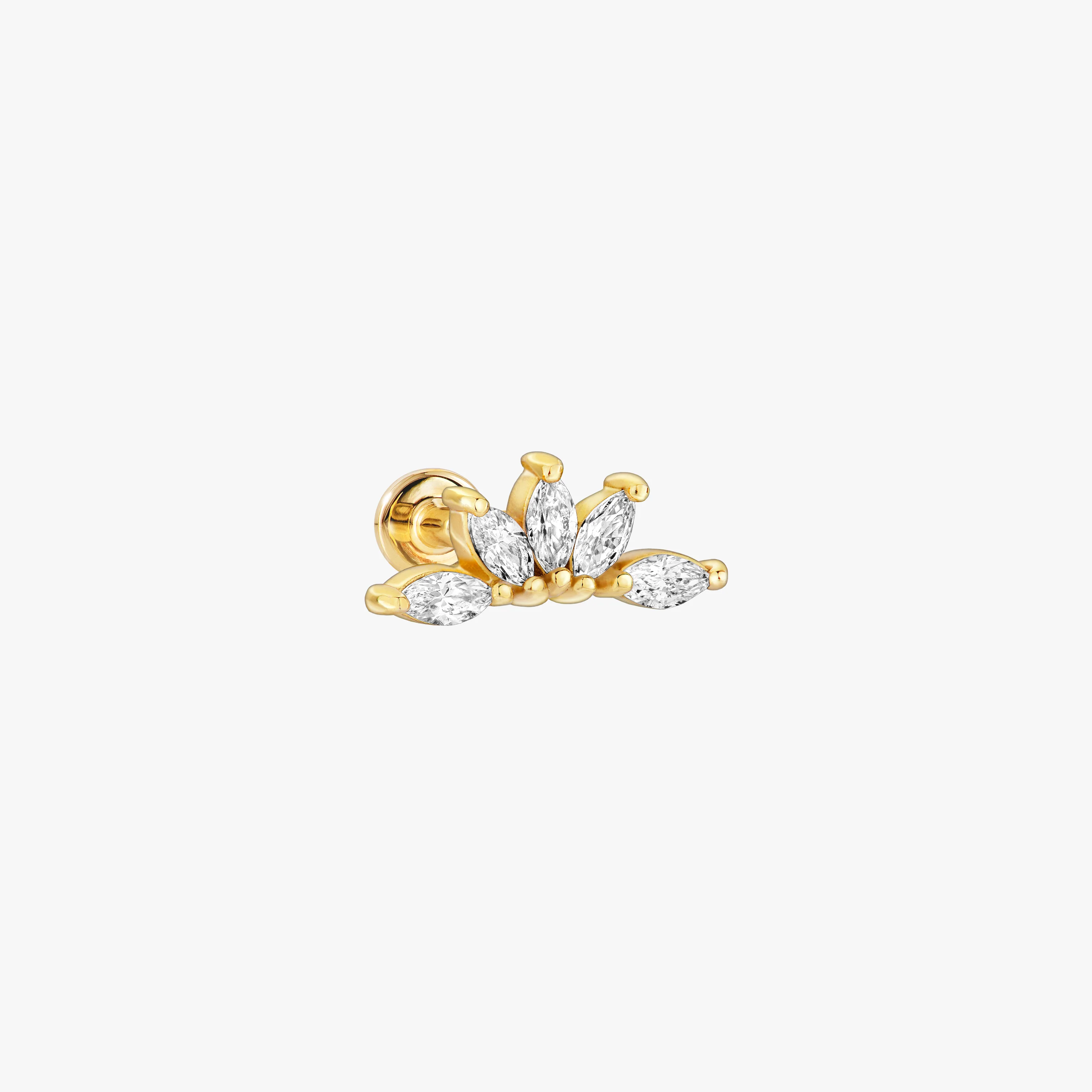 Marquise Jewel Flatback Earring