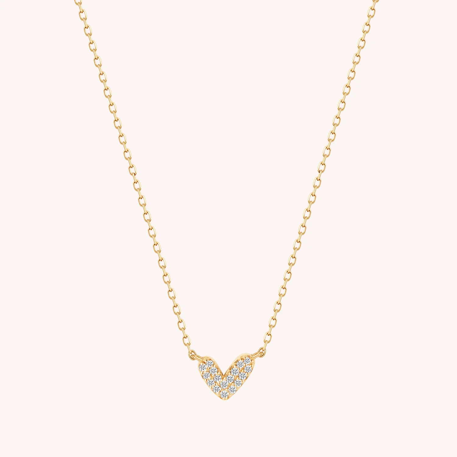 14K Solid Gold AdmireMe Diamond Necklace
