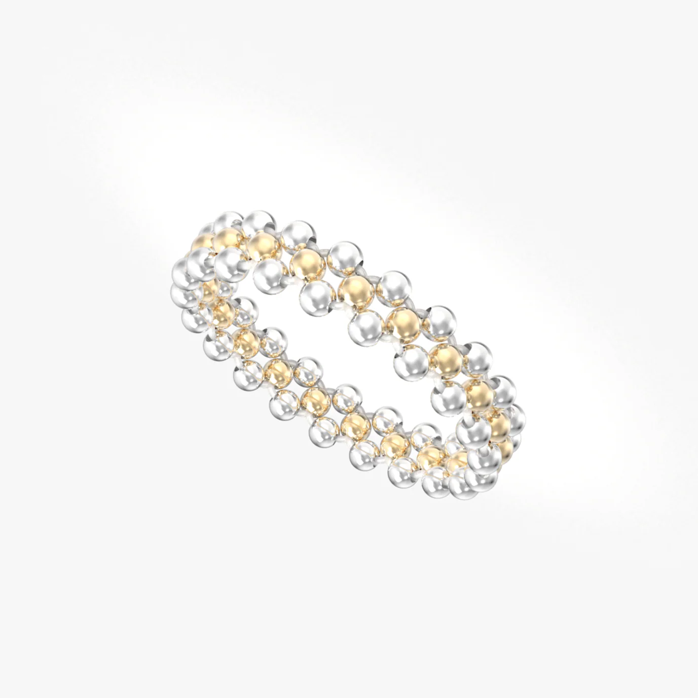 Two Tone Circlet Ring