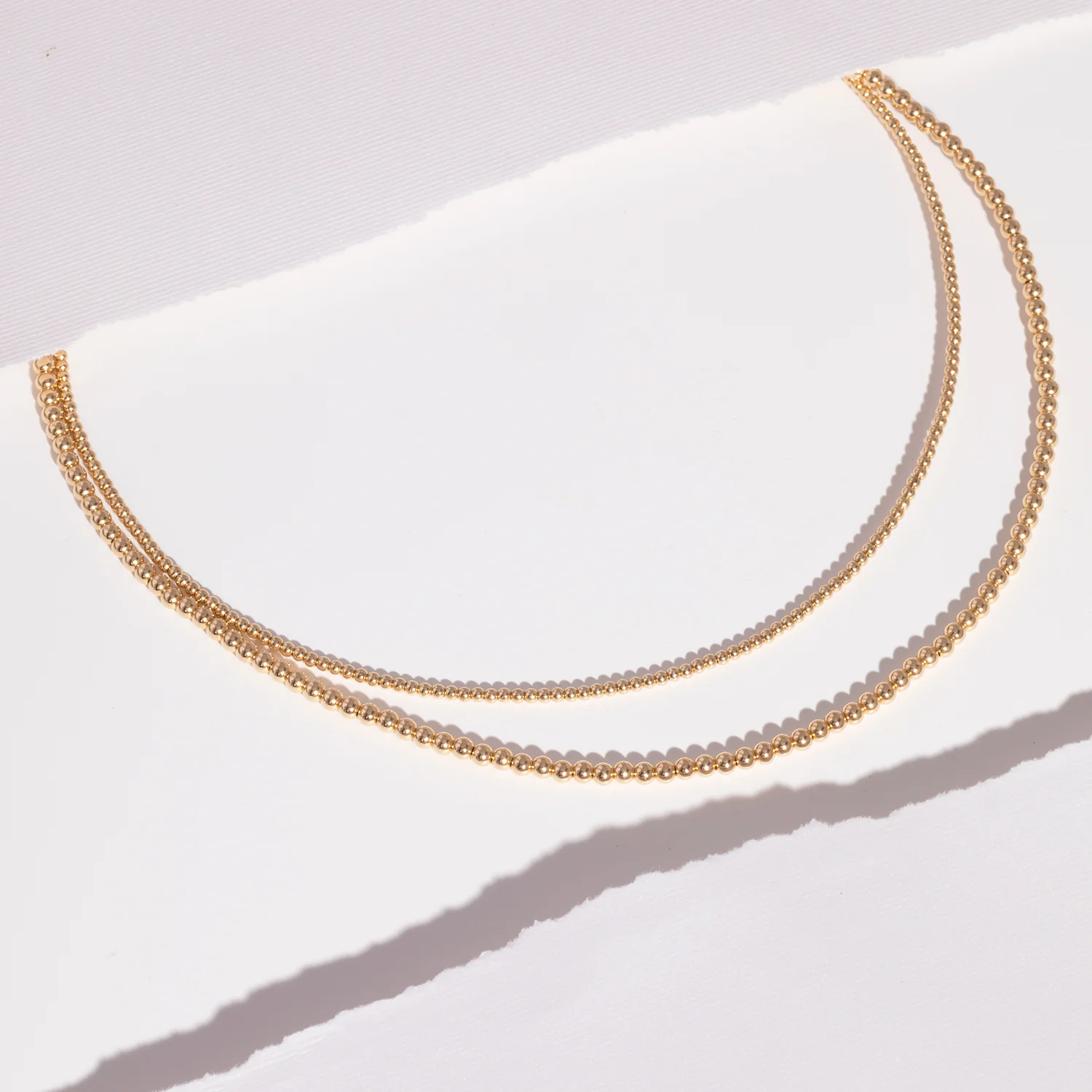 Tiny Timeless Beaded Necklace