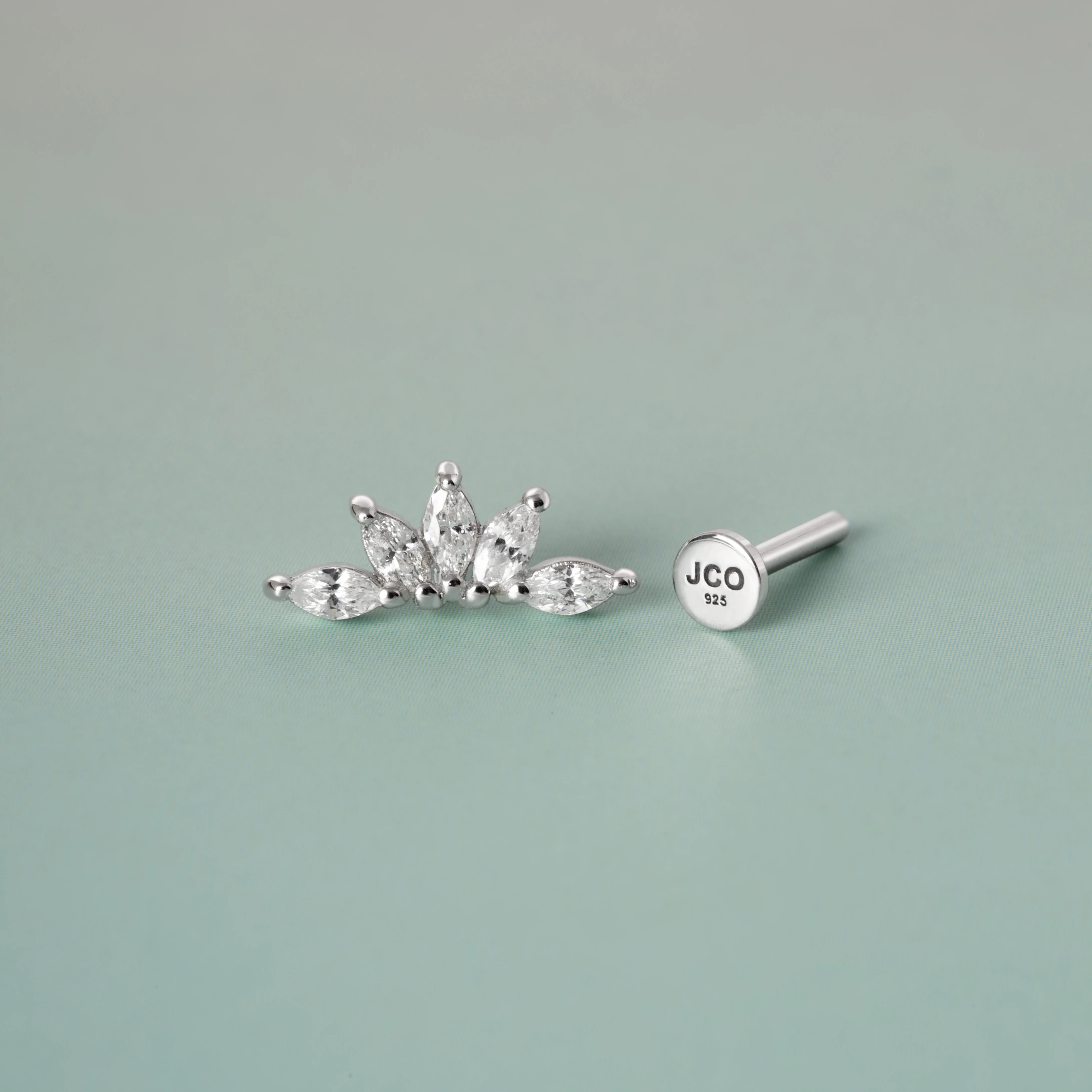 Marquise Jewel Flatback Earring