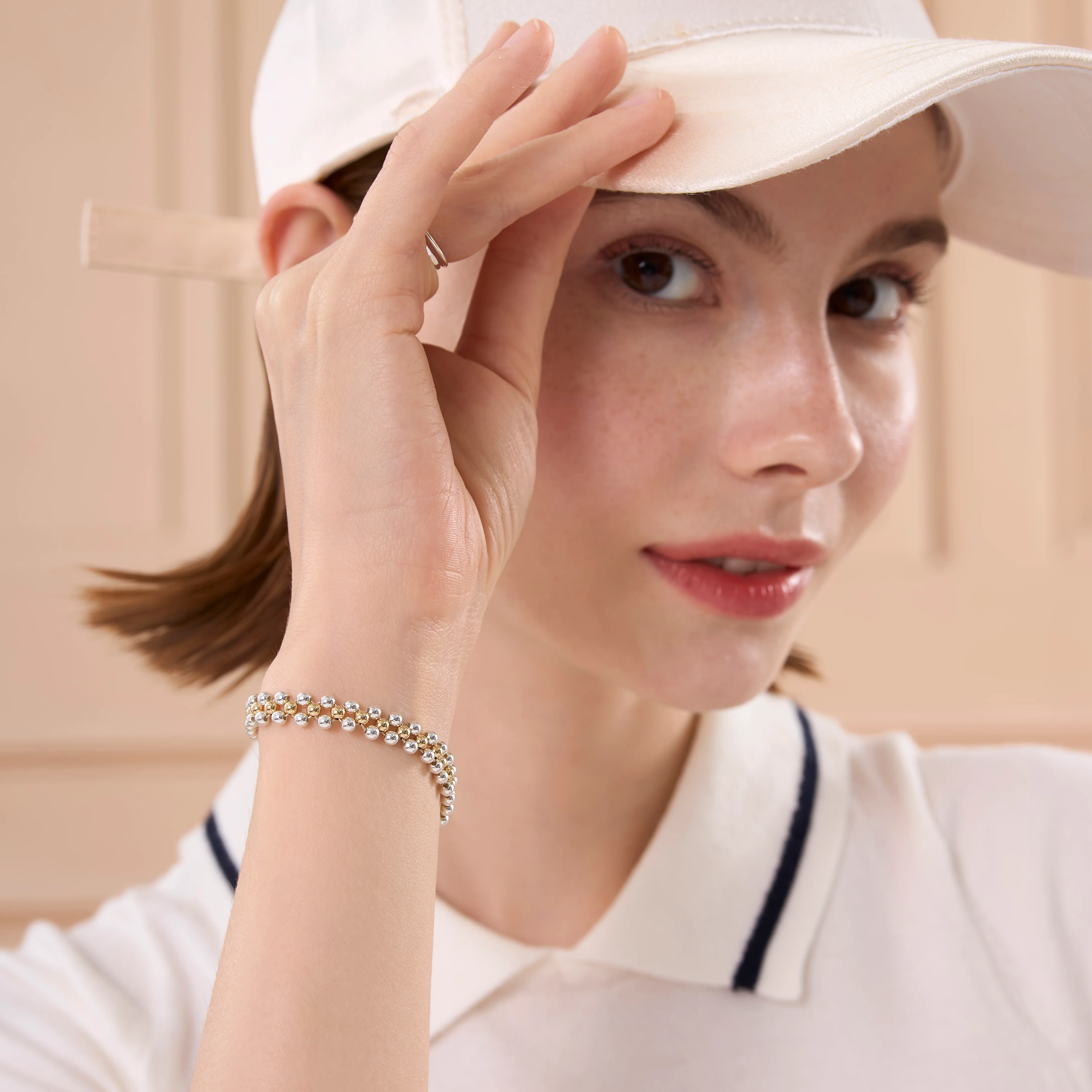 Two Tone Circlet Bracelet