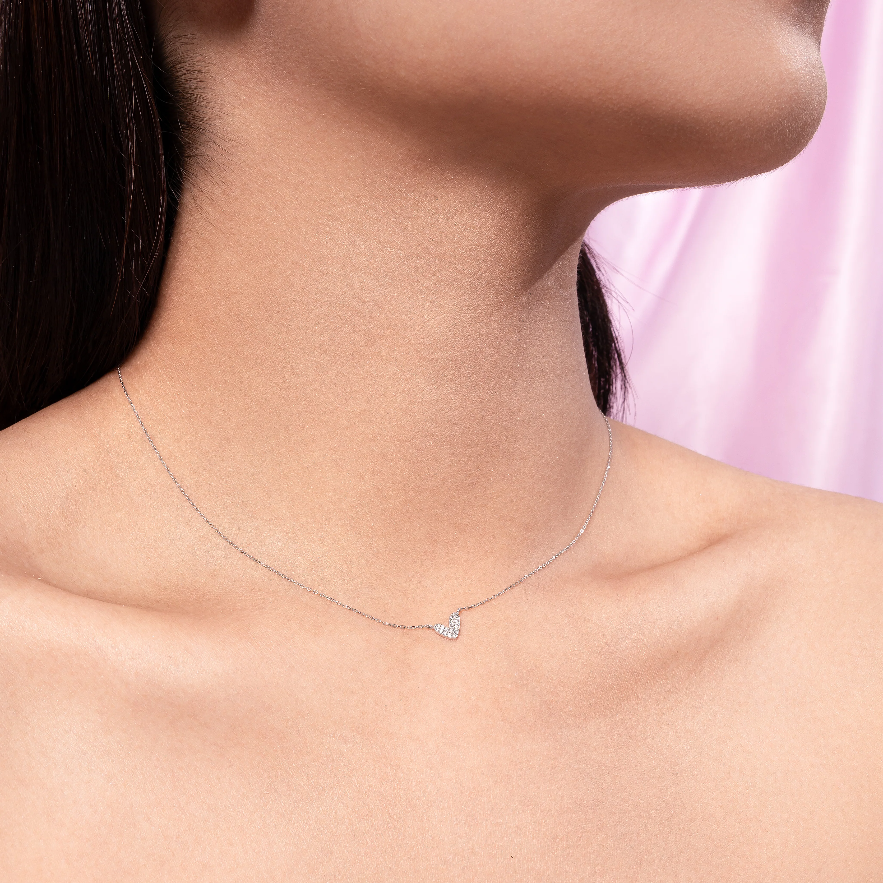 14K Solid Gold AdmireMe Diamond Necklace