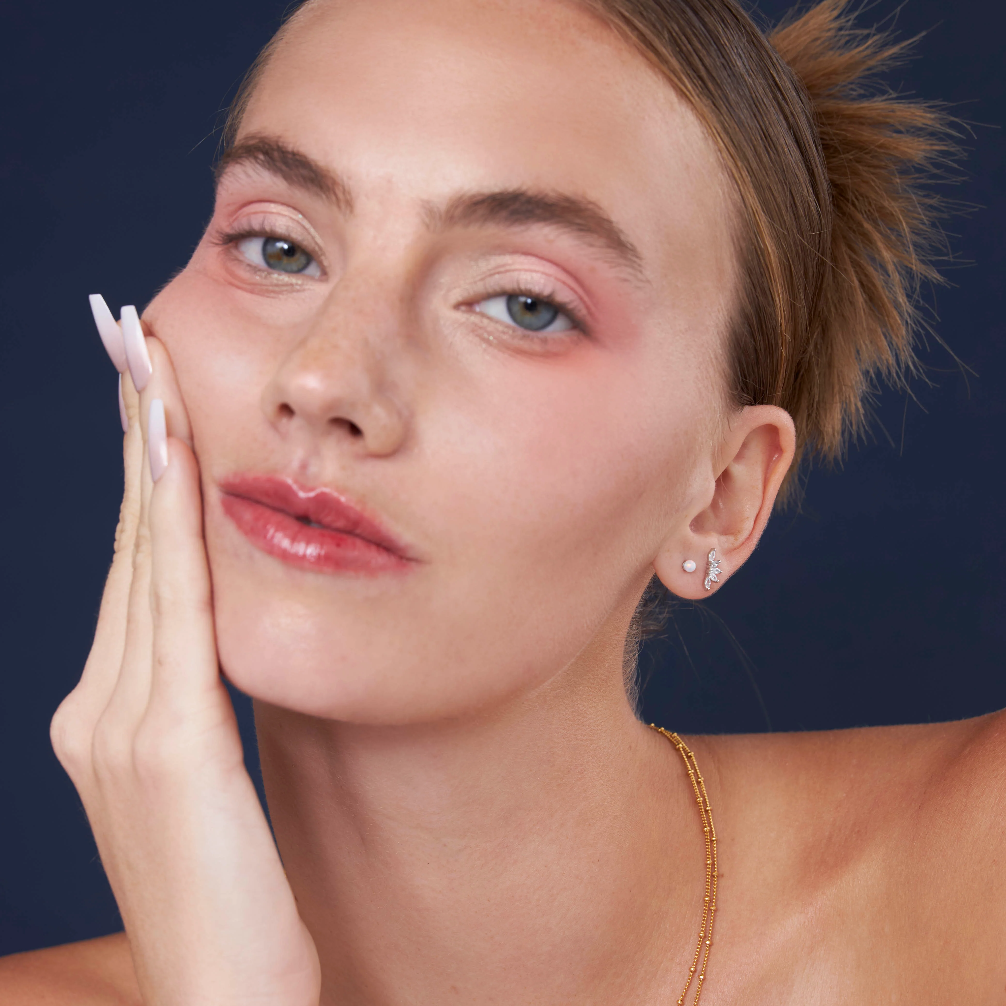 Marquise Jewel Flatback Earring