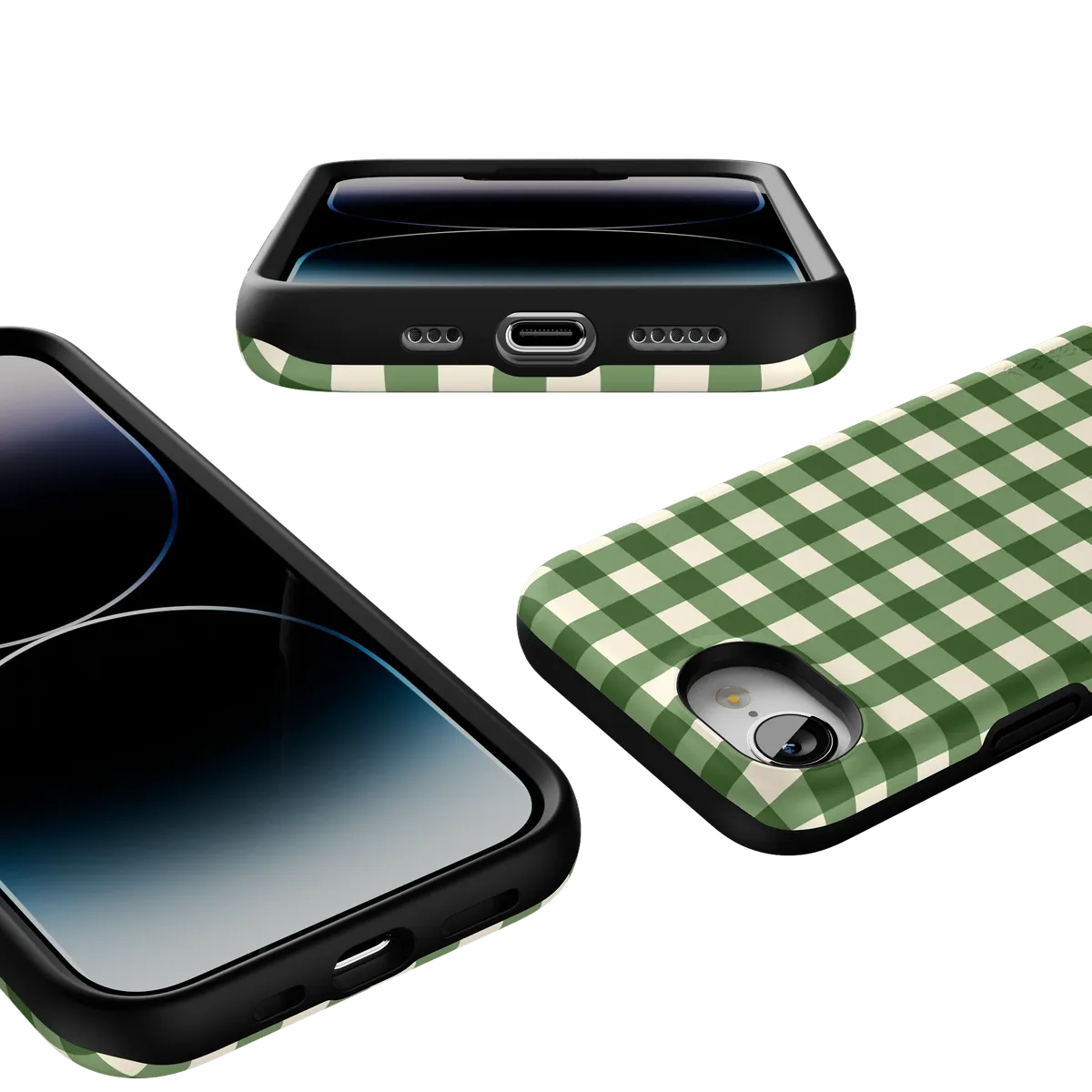 Checked Twice | Green Plaid Case