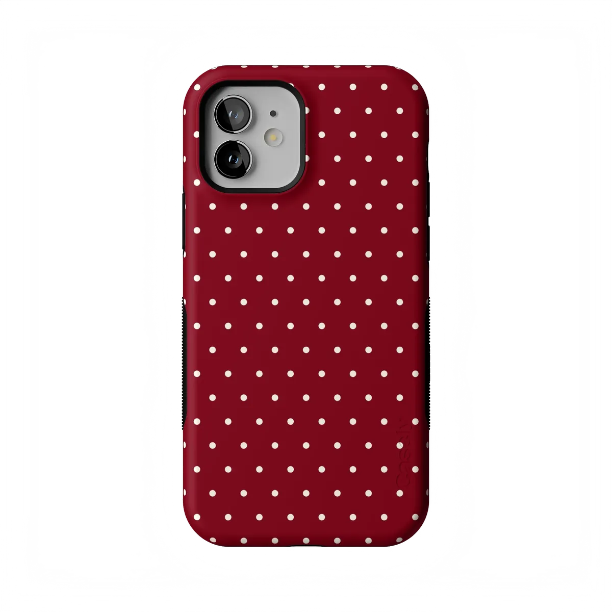 On the Dot | Maroon Polka Dot Case